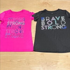 Champion Kids Tees bundle - Pink and Black